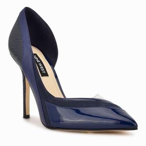 Nine West Behave Pointy Toe Pumps - Blue - Ireland (PL2381796)